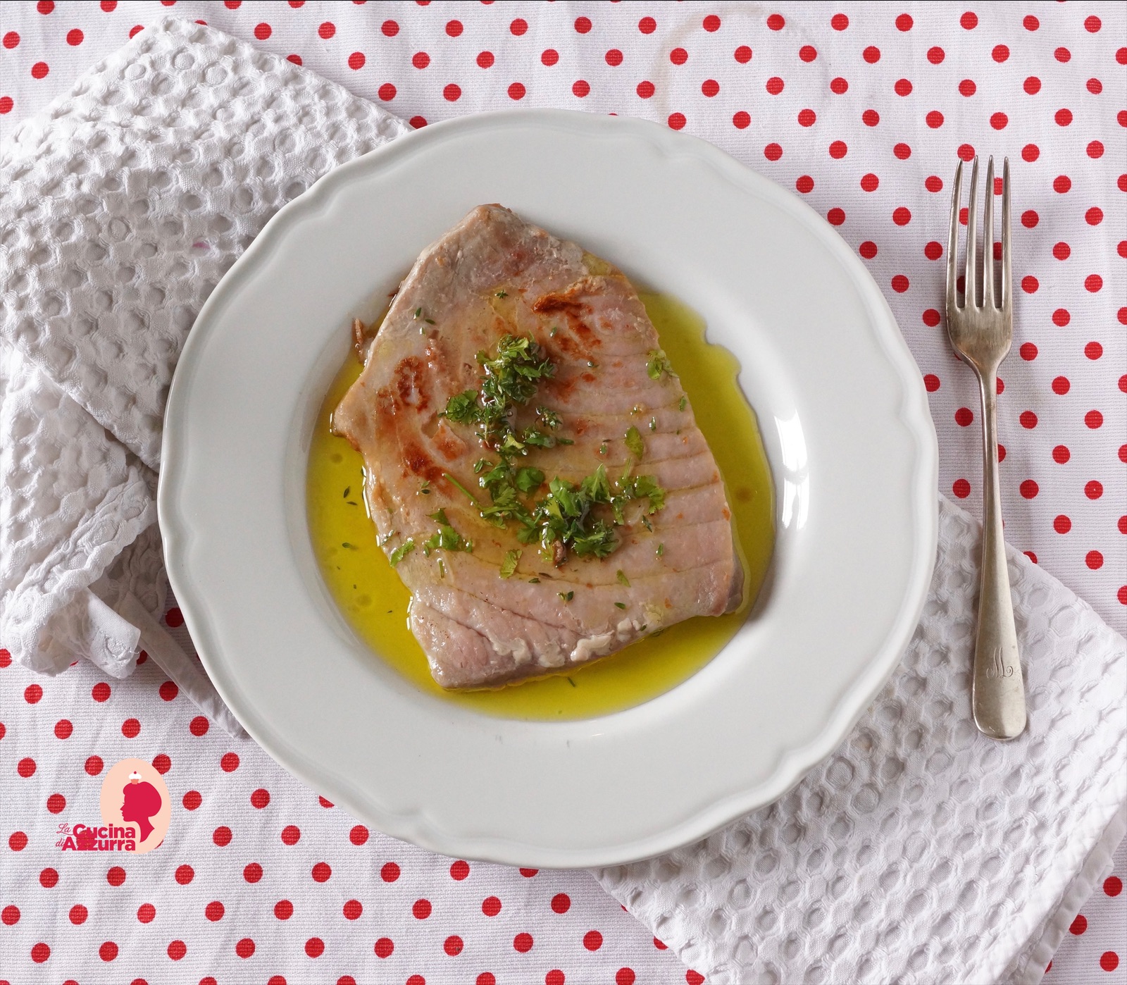 Filetto di tonno al coriandolo