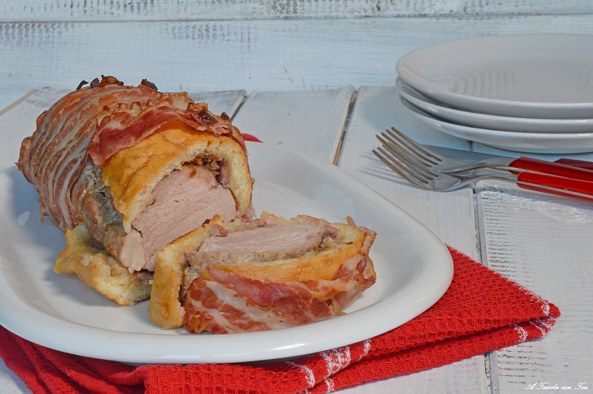 Filetto in crosta di pane con pancetta
