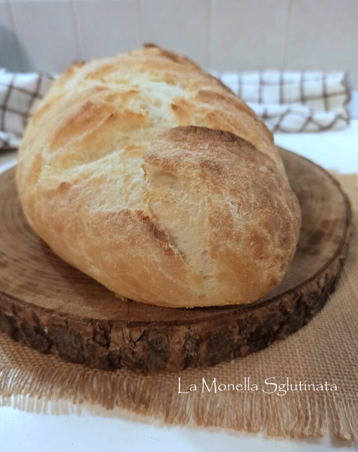 Filone di pane all’olio senza glutine