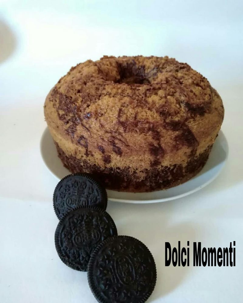 Fluffosa marmorizzata agli oreo