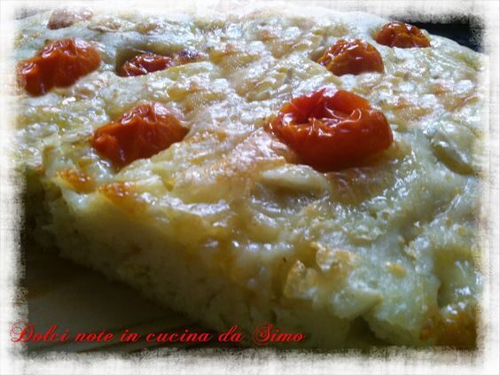 Focaccia con brie’ e pomodorini