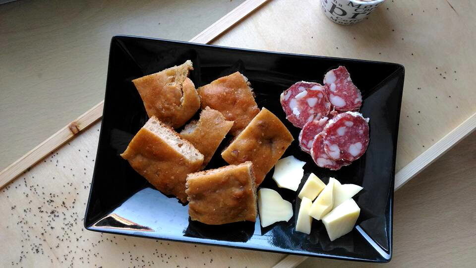Focaccia con pasta madre
