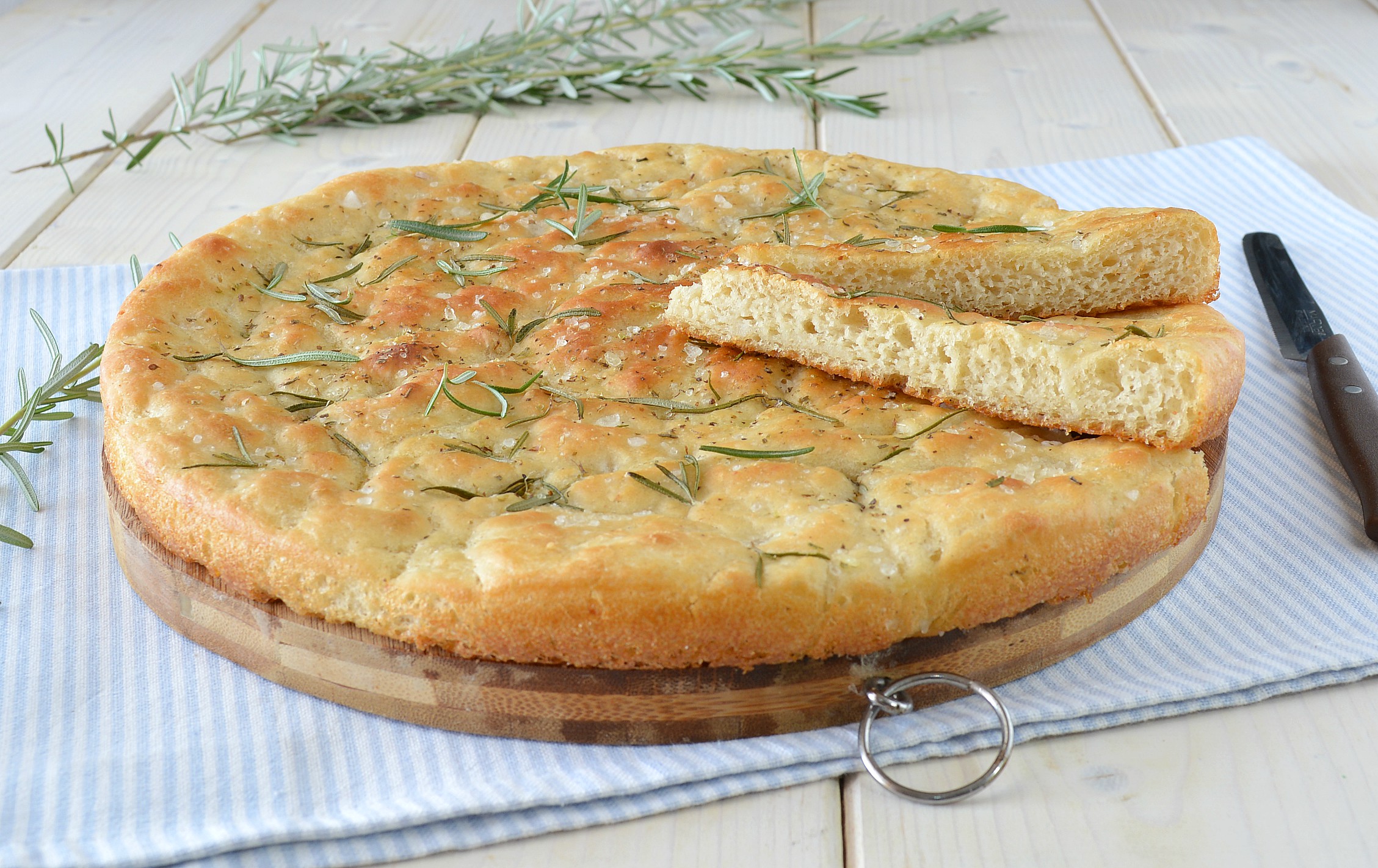 Focaccia di patate al rosmarino