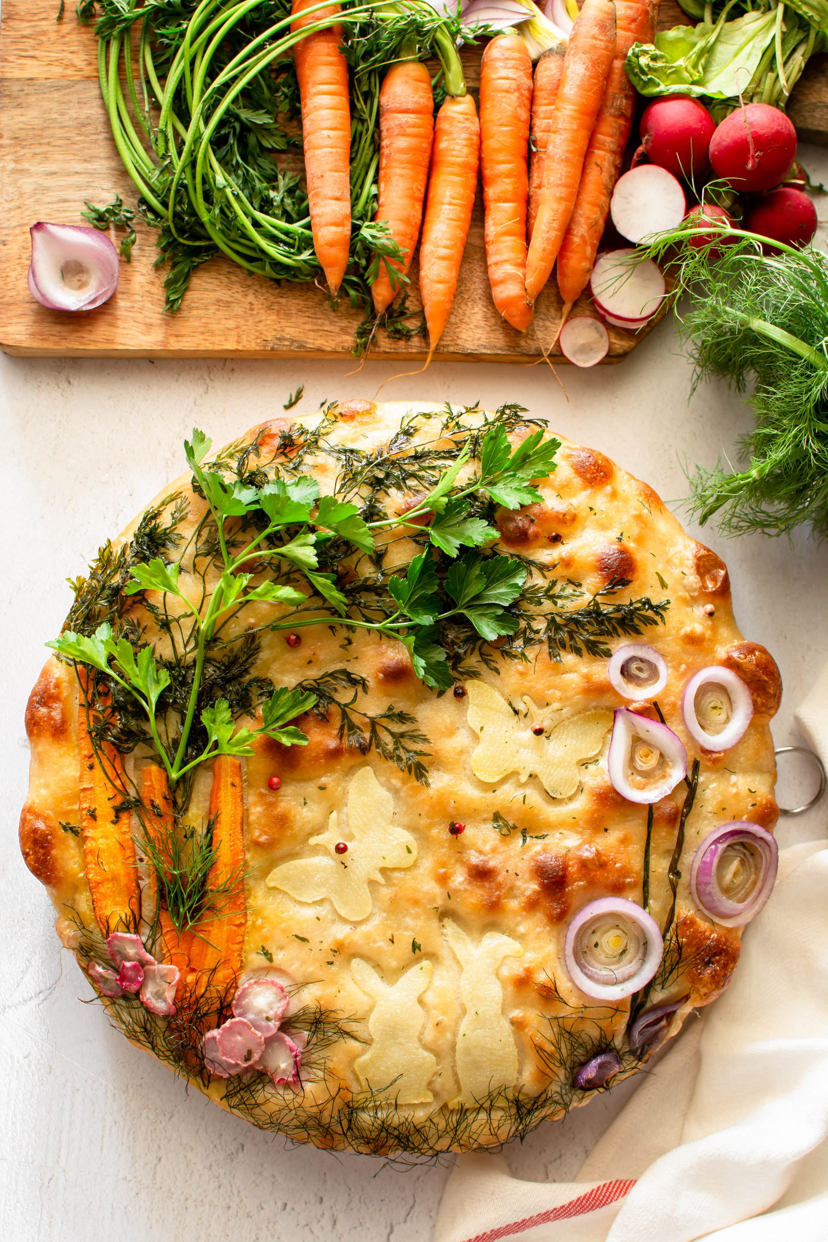 Focaccia fiorita