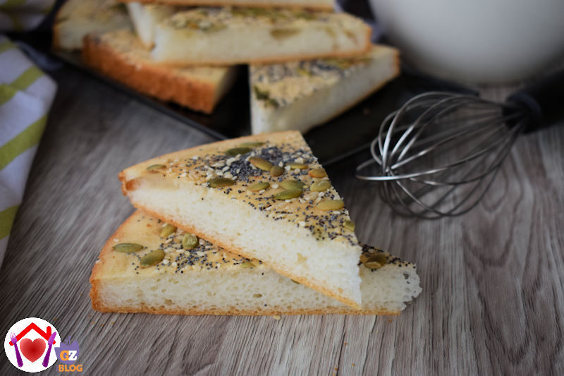 Focaccia vegana senza glutine
