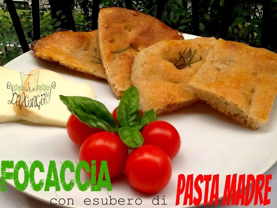 Focaccine con esubero di pasta madre