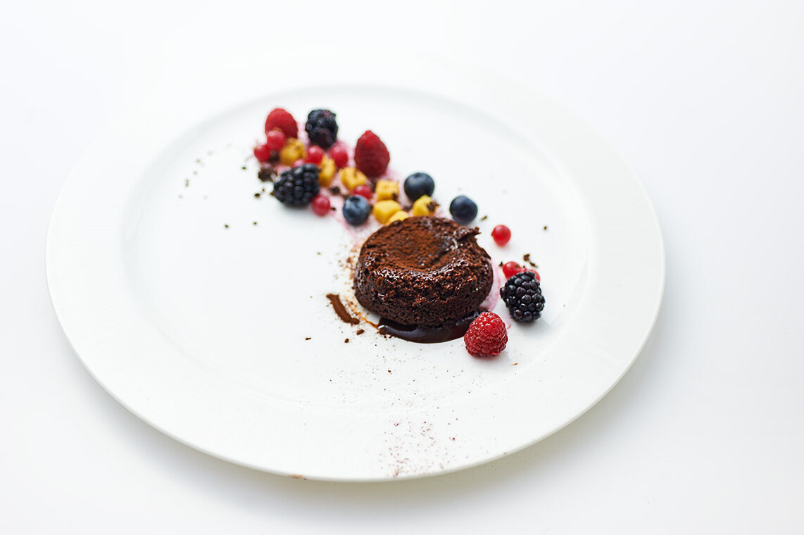 fondente caldo al cioccolato