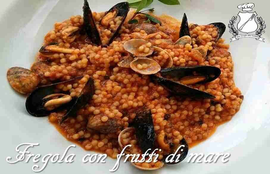 Fregola con frutti di mare