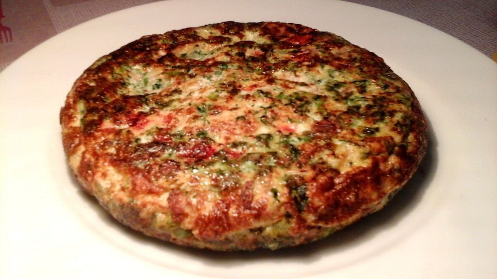 Frittata al radicchio trevigiano senza uova