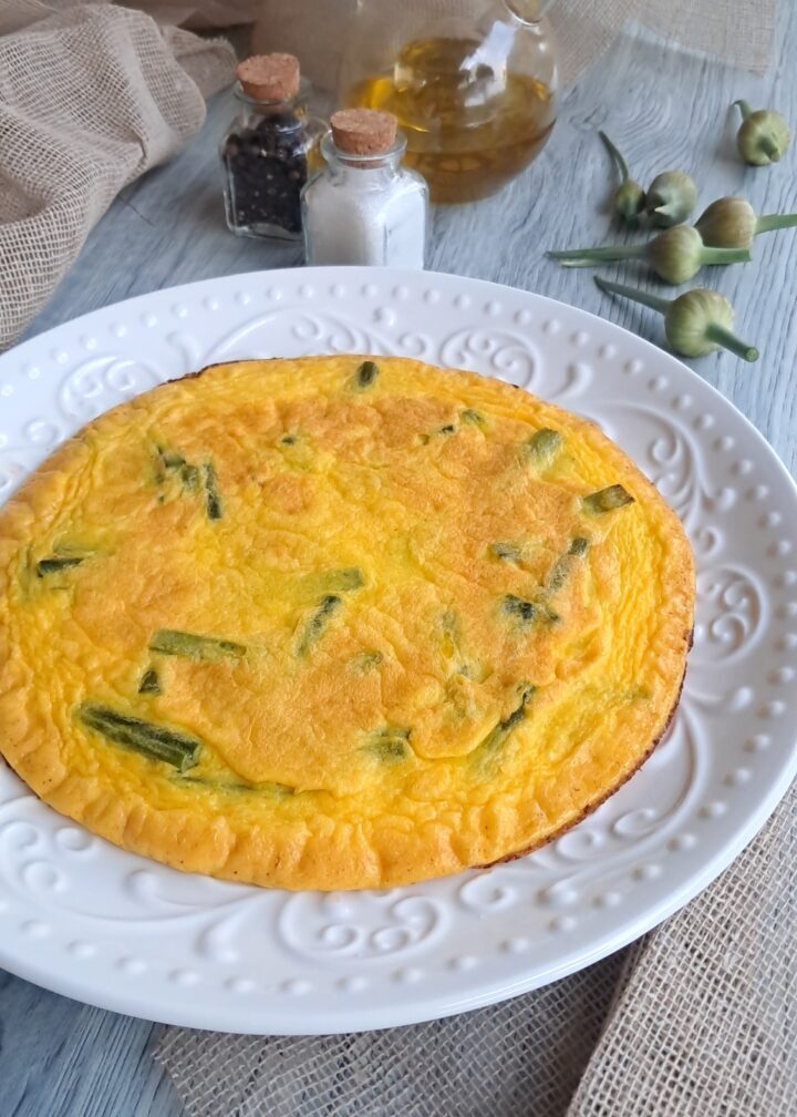 Frittata con i talli dell’aglione