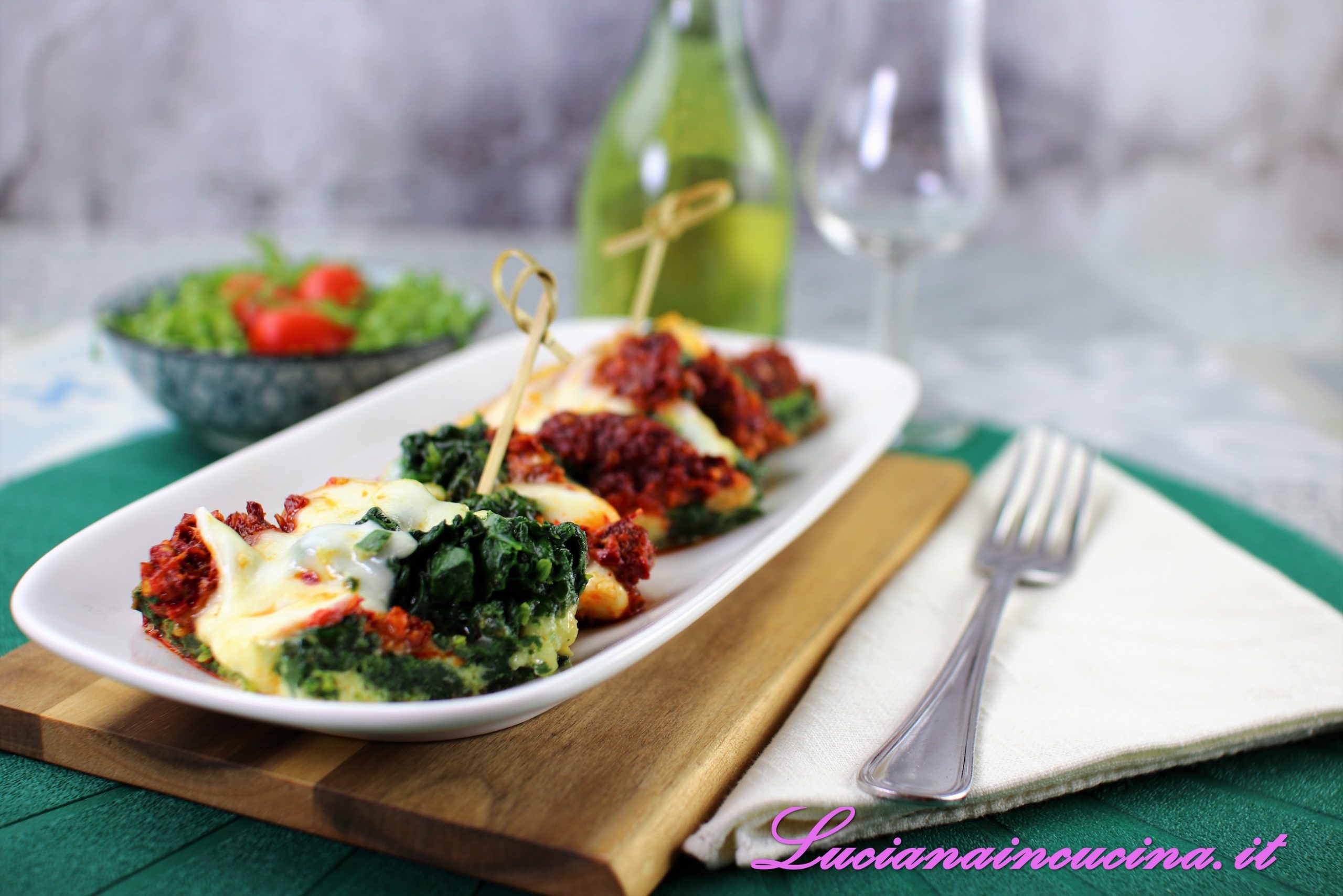 Frittata di spinaci e nduja
