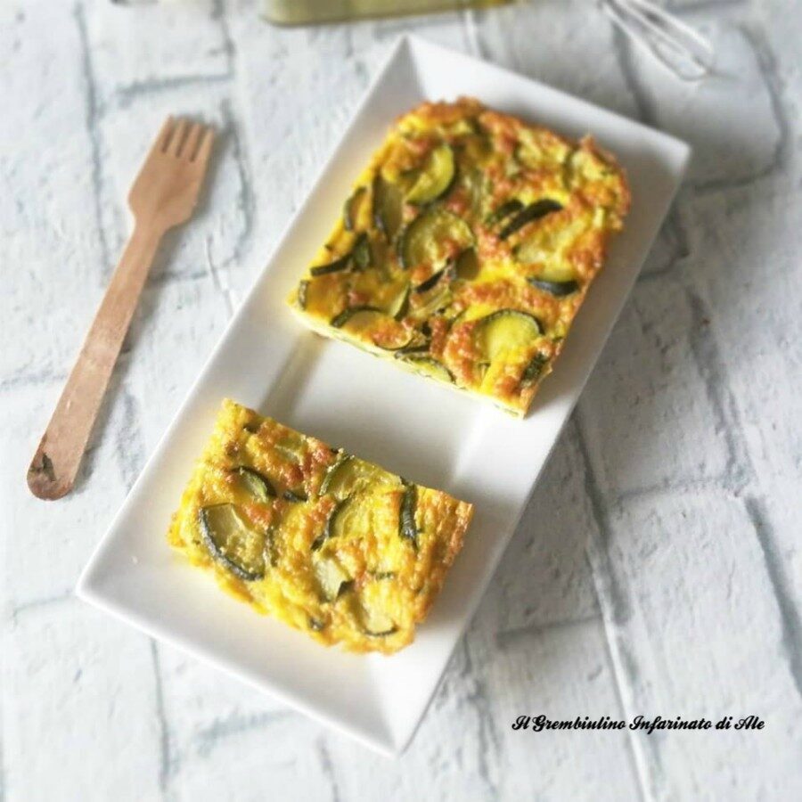Frittata di zucchine al forno