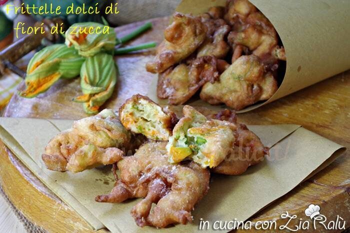 Frittelle di fiori di zucca dolci – ricetta della mamma