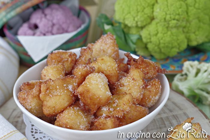 Frittelle dolci di cavolfiore