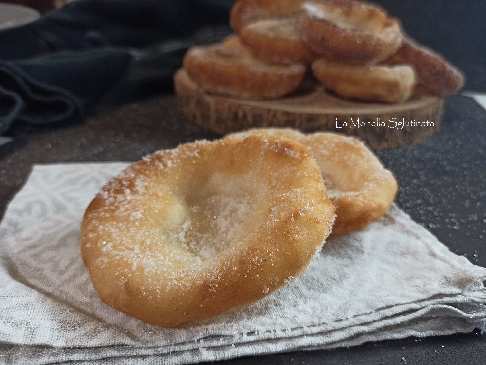 Frittelle  luna park con levito madre senza glutine