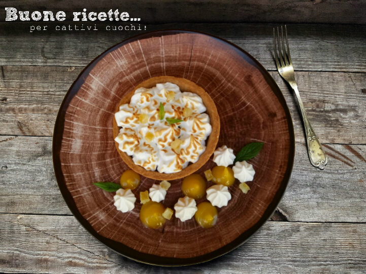 Frolla lemon curd e meringa
