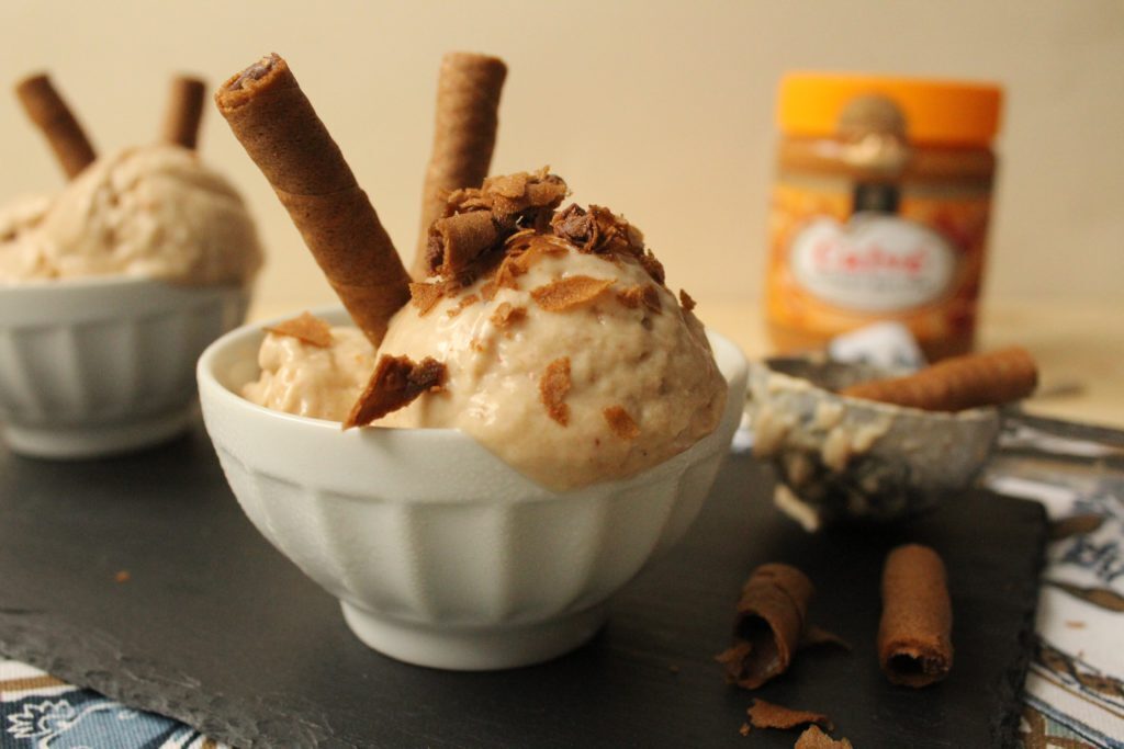 Frozen yogurt banana e burro d’arachidi