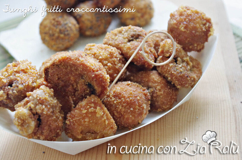 Funghi fritti croccanti