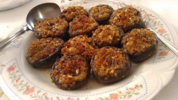Funghi porcini ripieni al forno