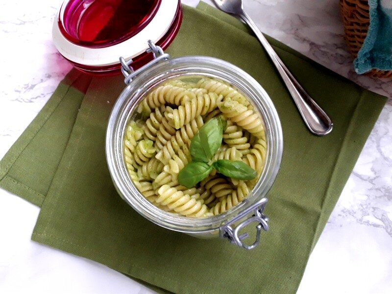 Fusilli al pesto…in barattolo