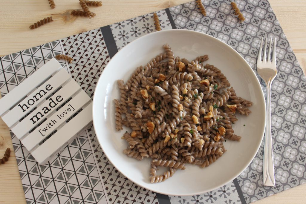 Fusilli di grano saraceno con crema di taleggio