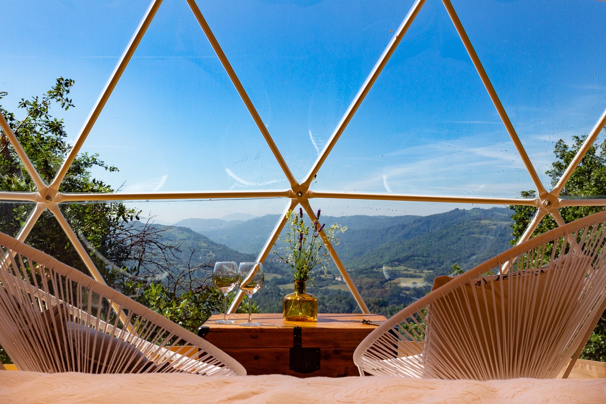 Gaia’s Spheres: per fare glamping nelle Langhe