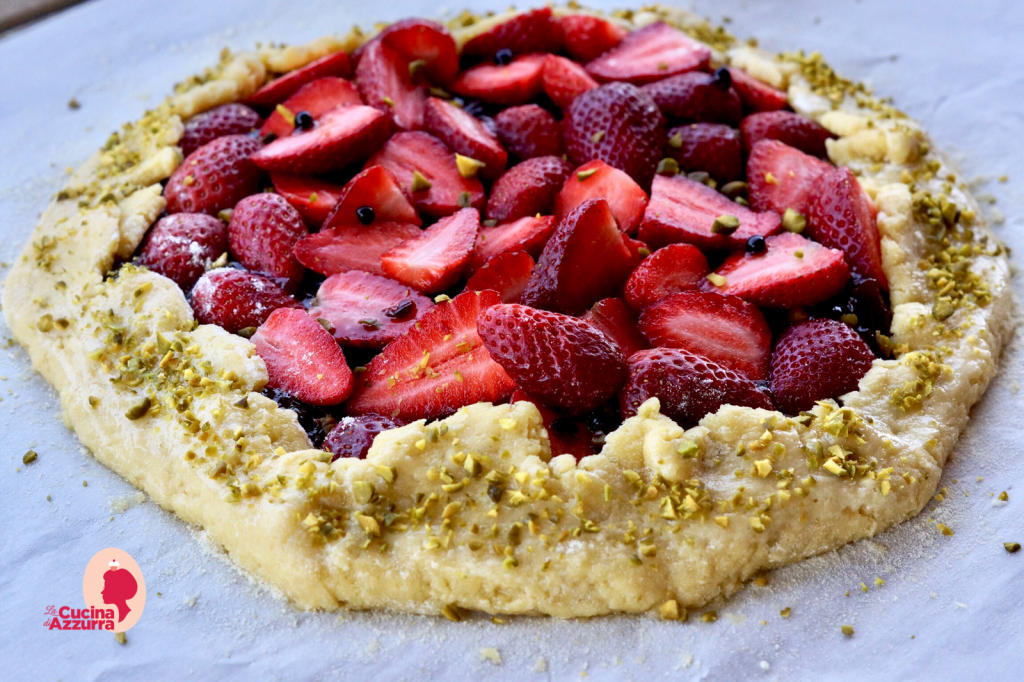 Galette alle fragole e aceto balsamico