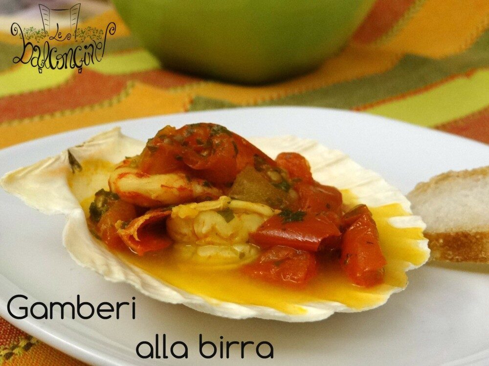 Gamberi alla birra