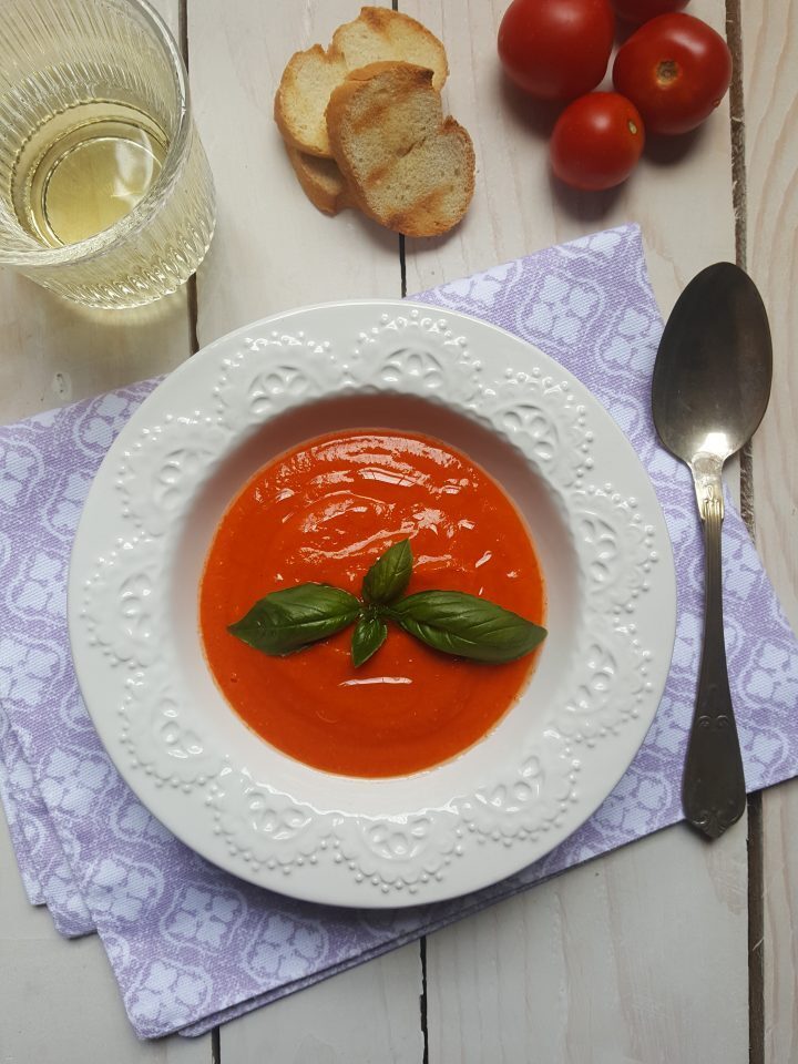 Gazpacho di anguria e pomodori