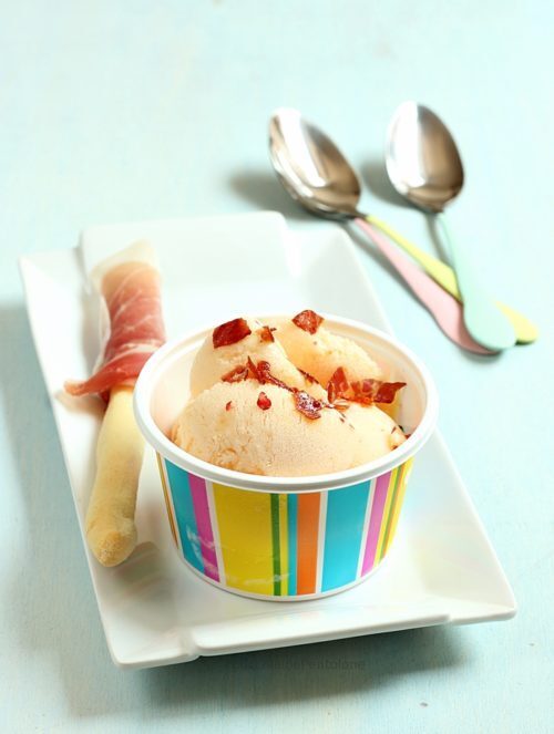 Gelato al melone e prosciutto croccante per il club del 27