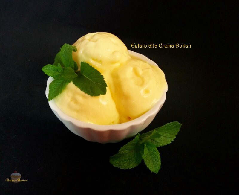 Gelato alla crema dukan senza gelatiera