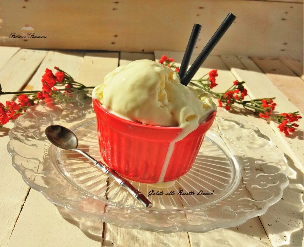 Gelato alla ricotta dukan senza gelatiera