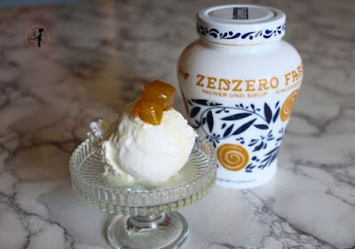 Gelato senza lattosio e senza gelatiera arricchito dallo zenzero fabbri 1905, una delizia facile da preparare!