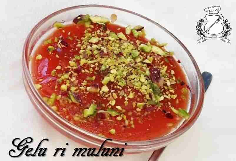Gelu ri muluni ( sorbetto di anguria )