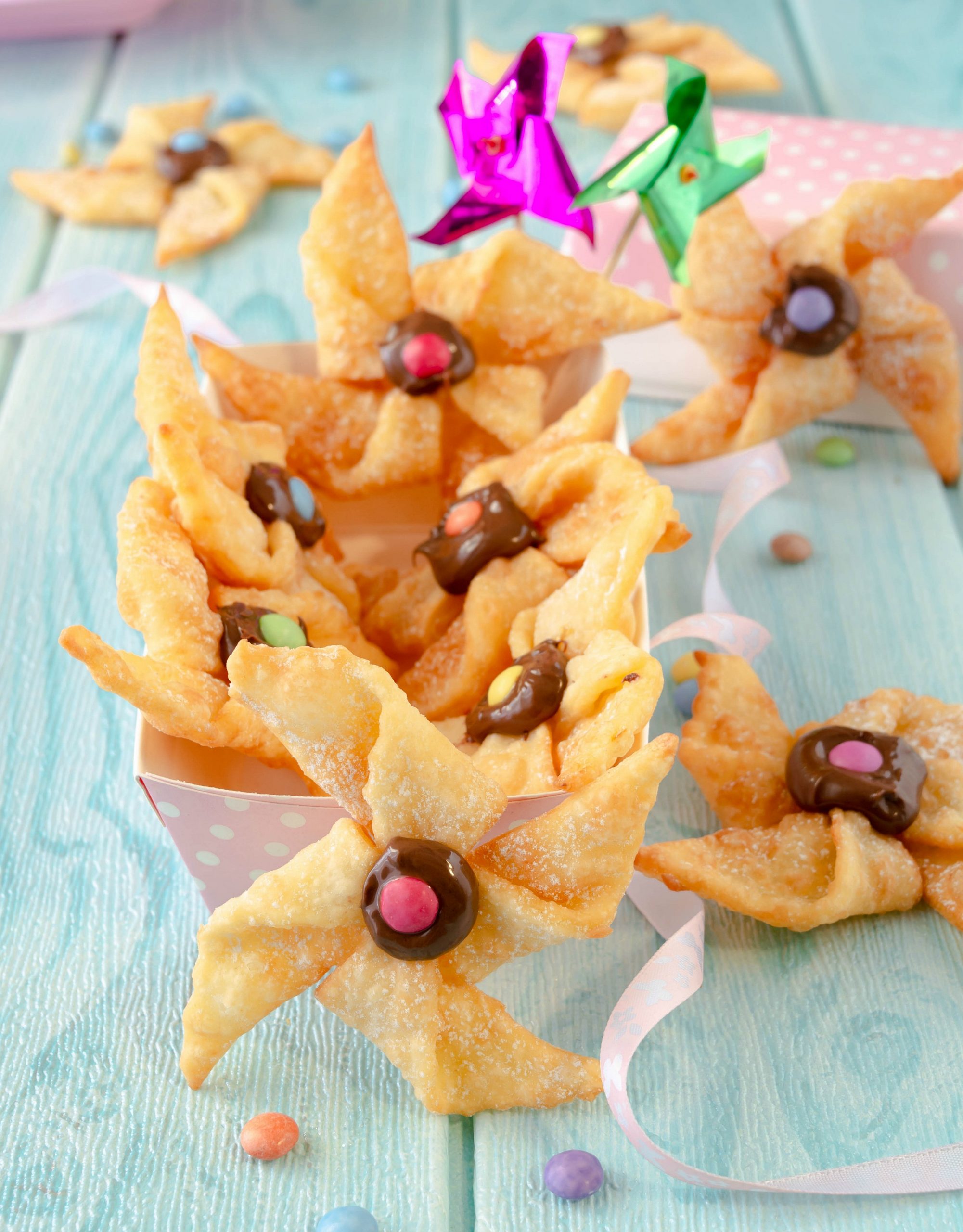 Girandole dolci di carnevale