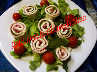 Girelle di mozzarelle al prosciutto