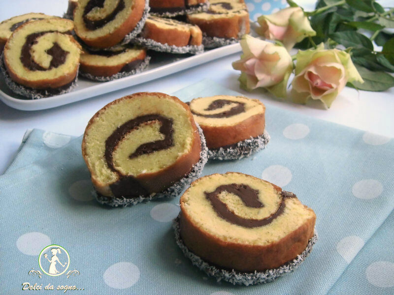 Girelle nutella e cocco