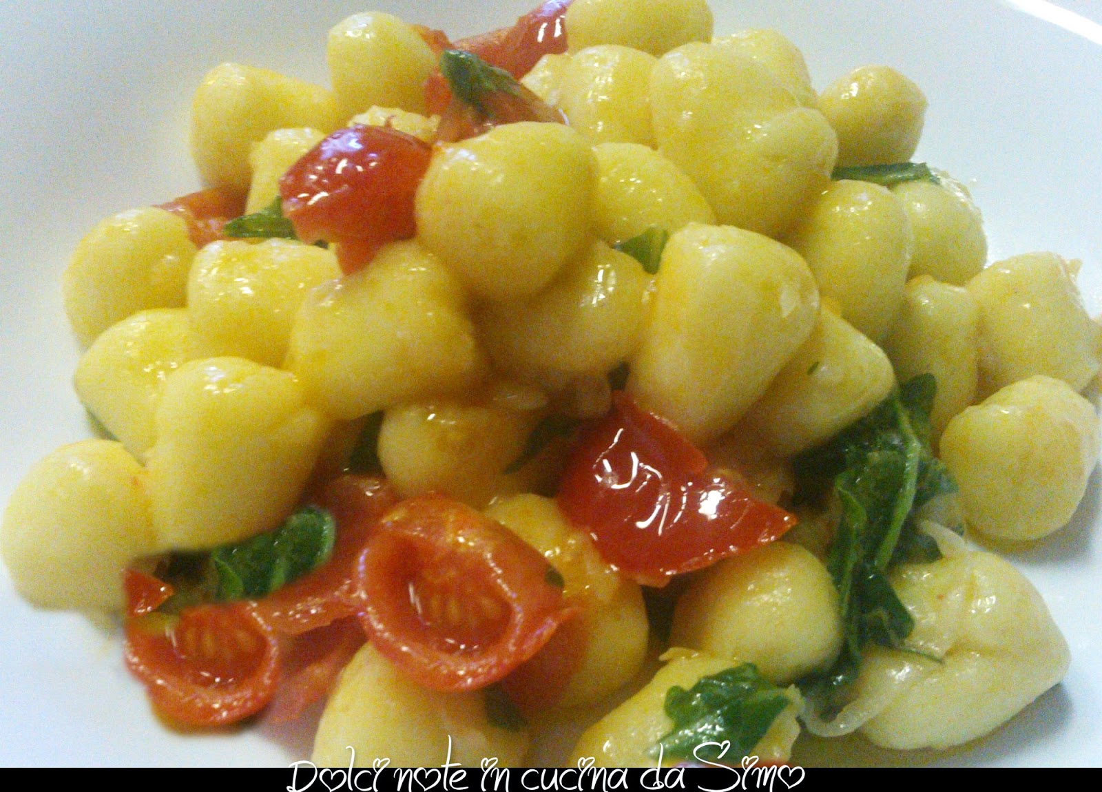 Gnocchetti pomodorini e rucola
