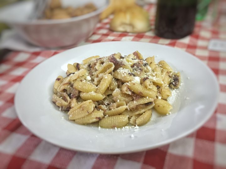 Gnocchetti sardi radicchio e formaggi