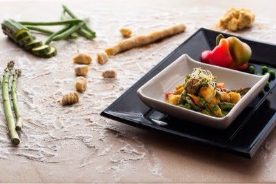 Gnocchi al curry con le verdure dell’orto