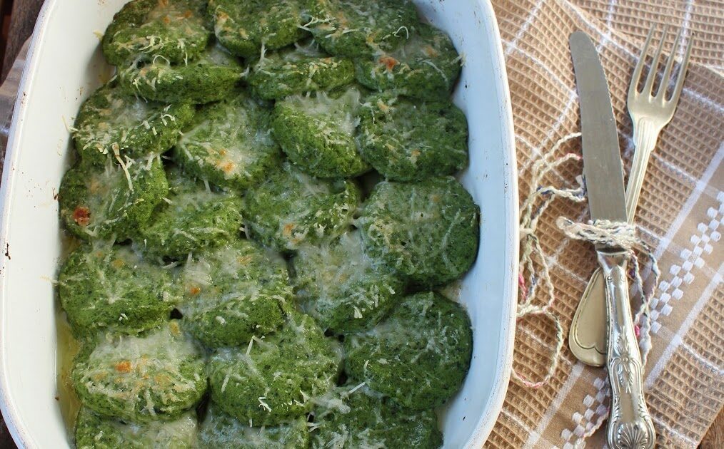 Gnocchi alla romana con spinaci