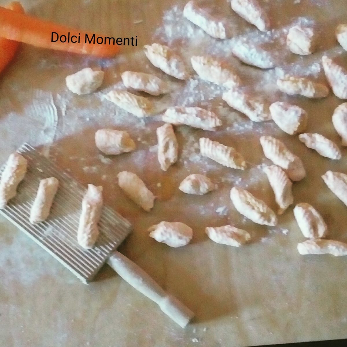 Gnocchi di carote homemade