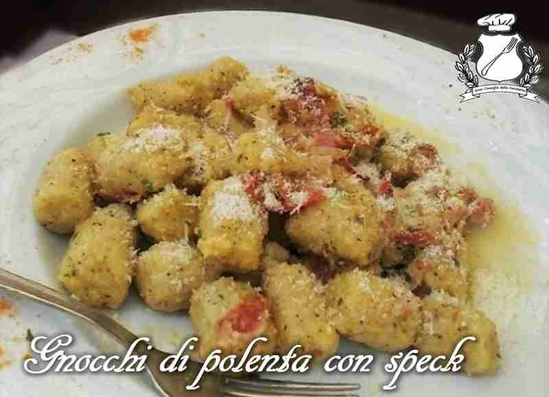 Gnocchi di polenta con speck