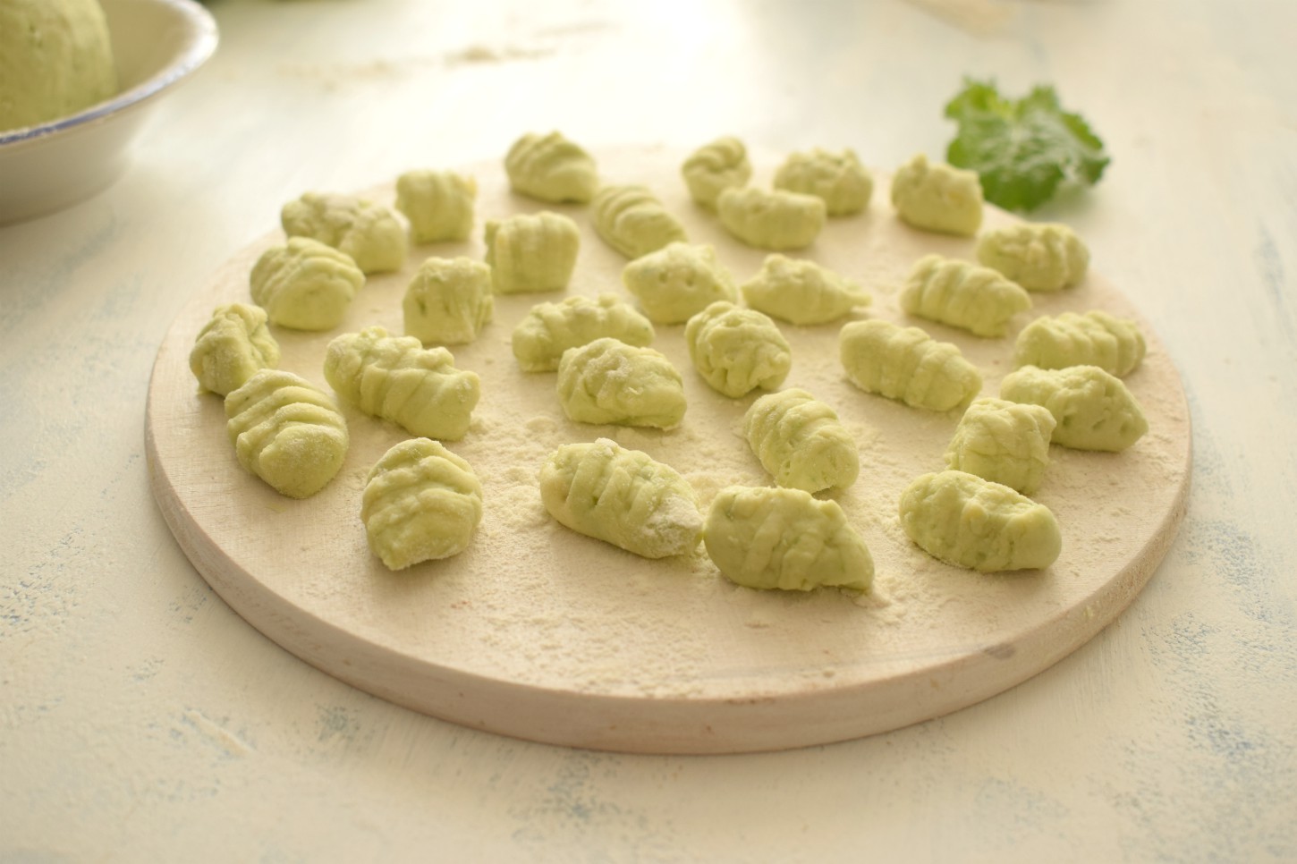 Gnocchi di ricotta con cime di rapa