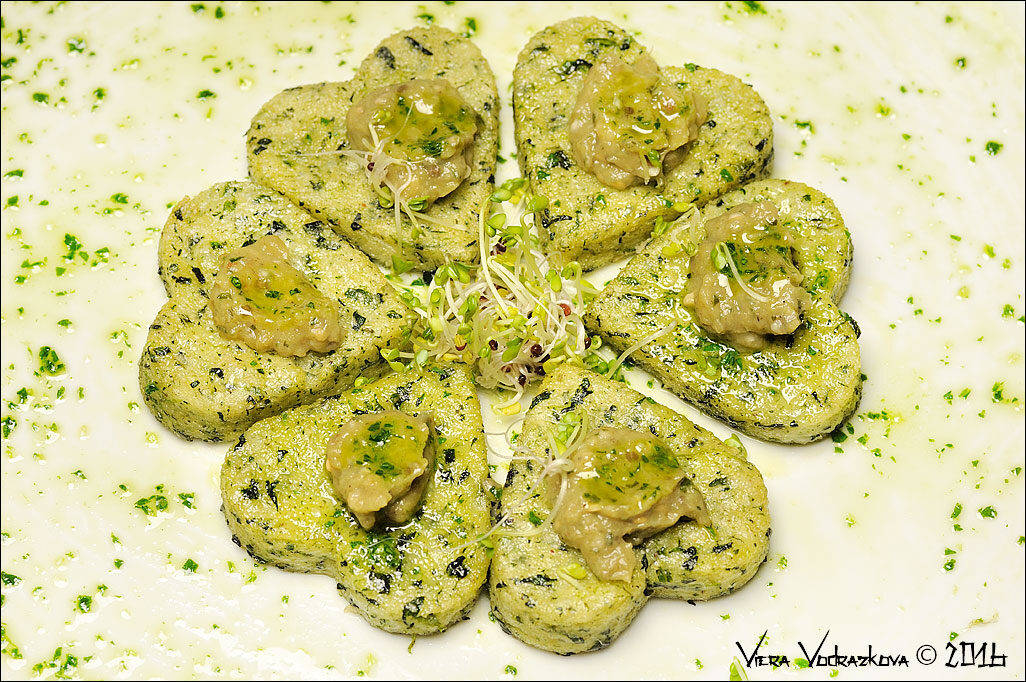 Gnocchi green heart