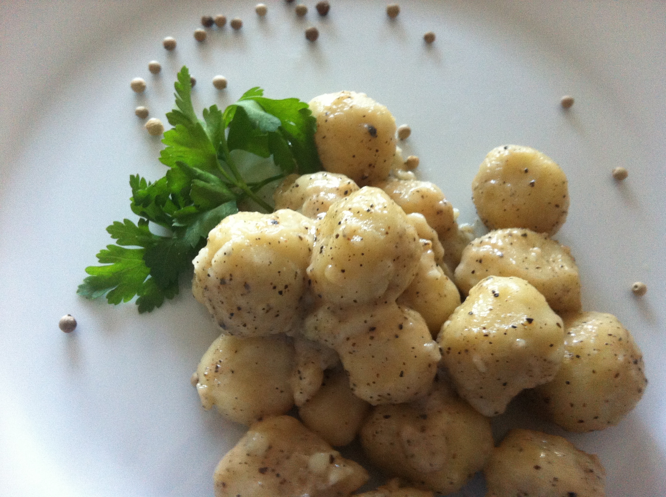 Gnocchi ripieni cacio e pepe