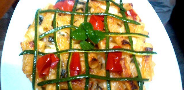 Gratin di tortiglioni primavera