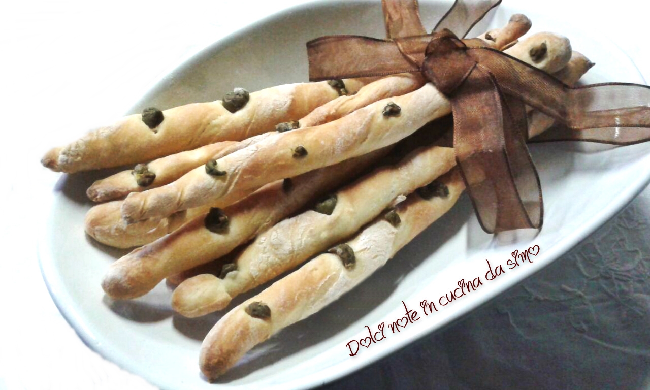 Grissini con le olive