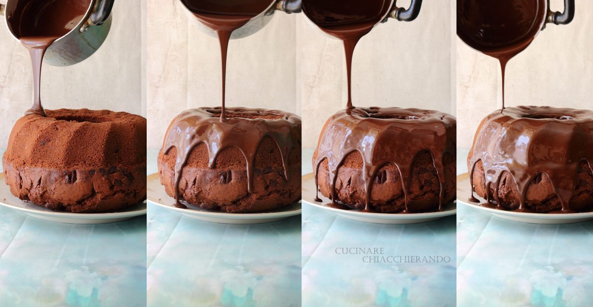Gugelhupf glassato al cioccolato