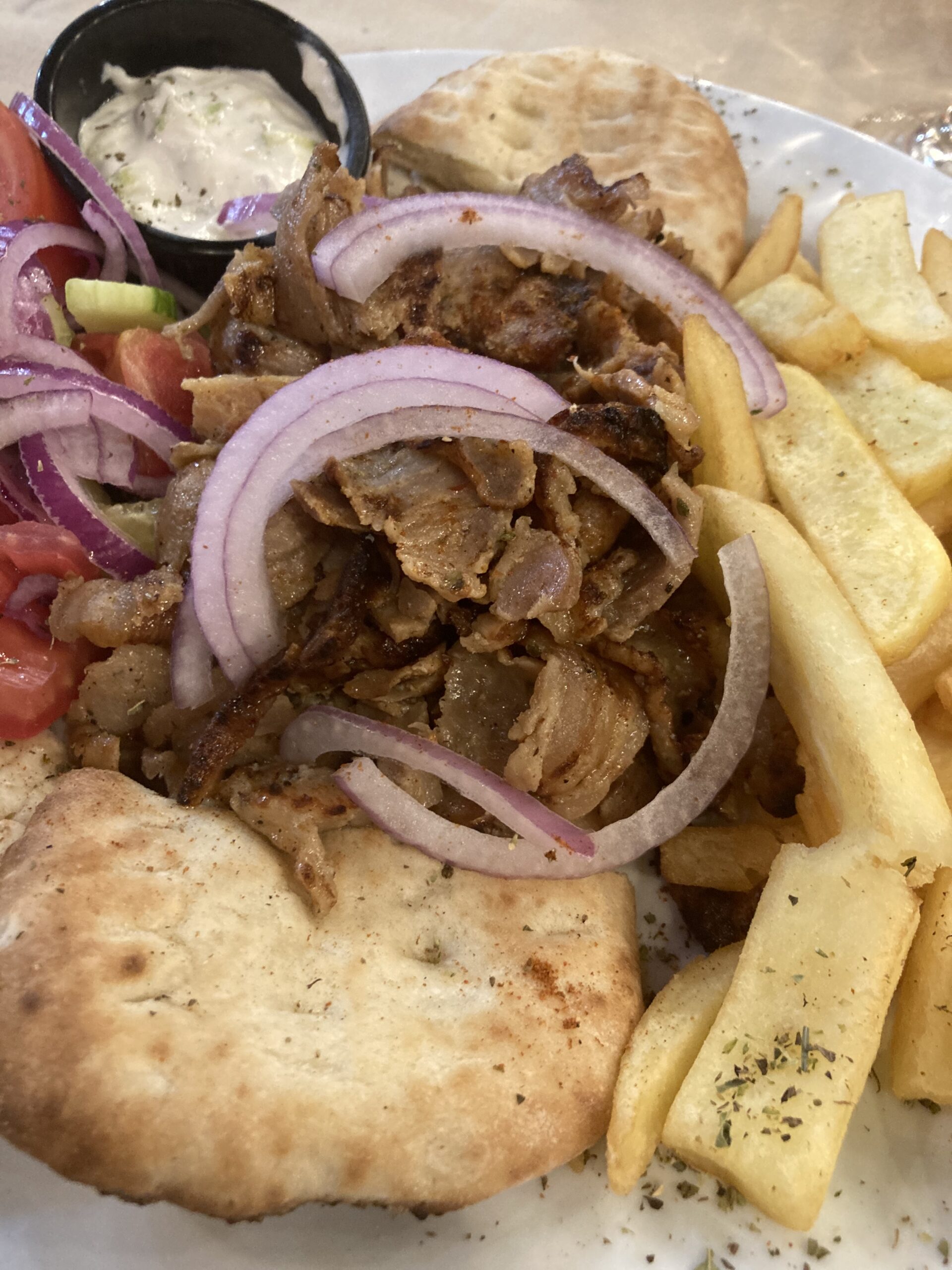 Gyros plate